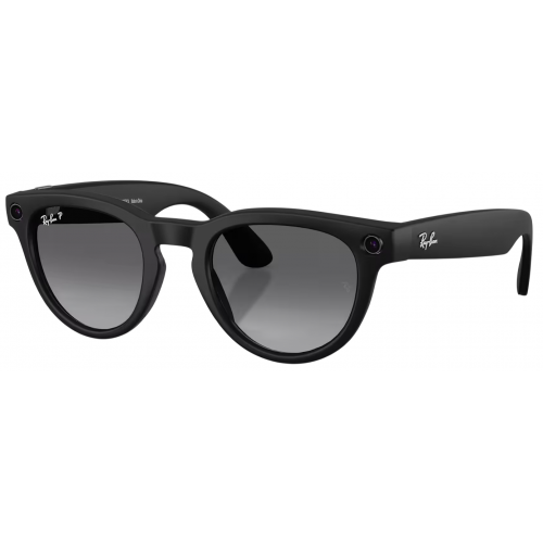 Умные очки Ray-Ban Meta* Headliner Gen 2 Matte Black, Поляризационные линзы Polar Gradient Graphite (RW4013), размер M